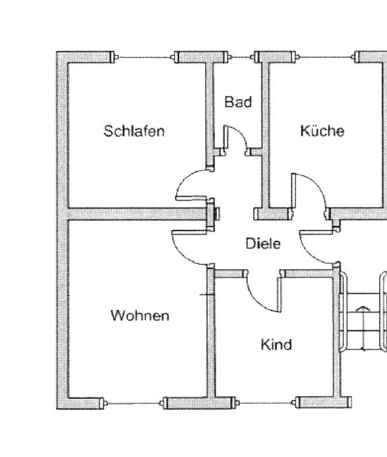 2 bedroom with open-plan kitchen flat to rent, 64 m², Wattenbachstr. 12, Essen, North Rhine-Westphalia 2 bedroom with open-plan kitchen flat to rent, 64 m², Wattenbachstr. 12, Essen, North Rhine-Westphalia
