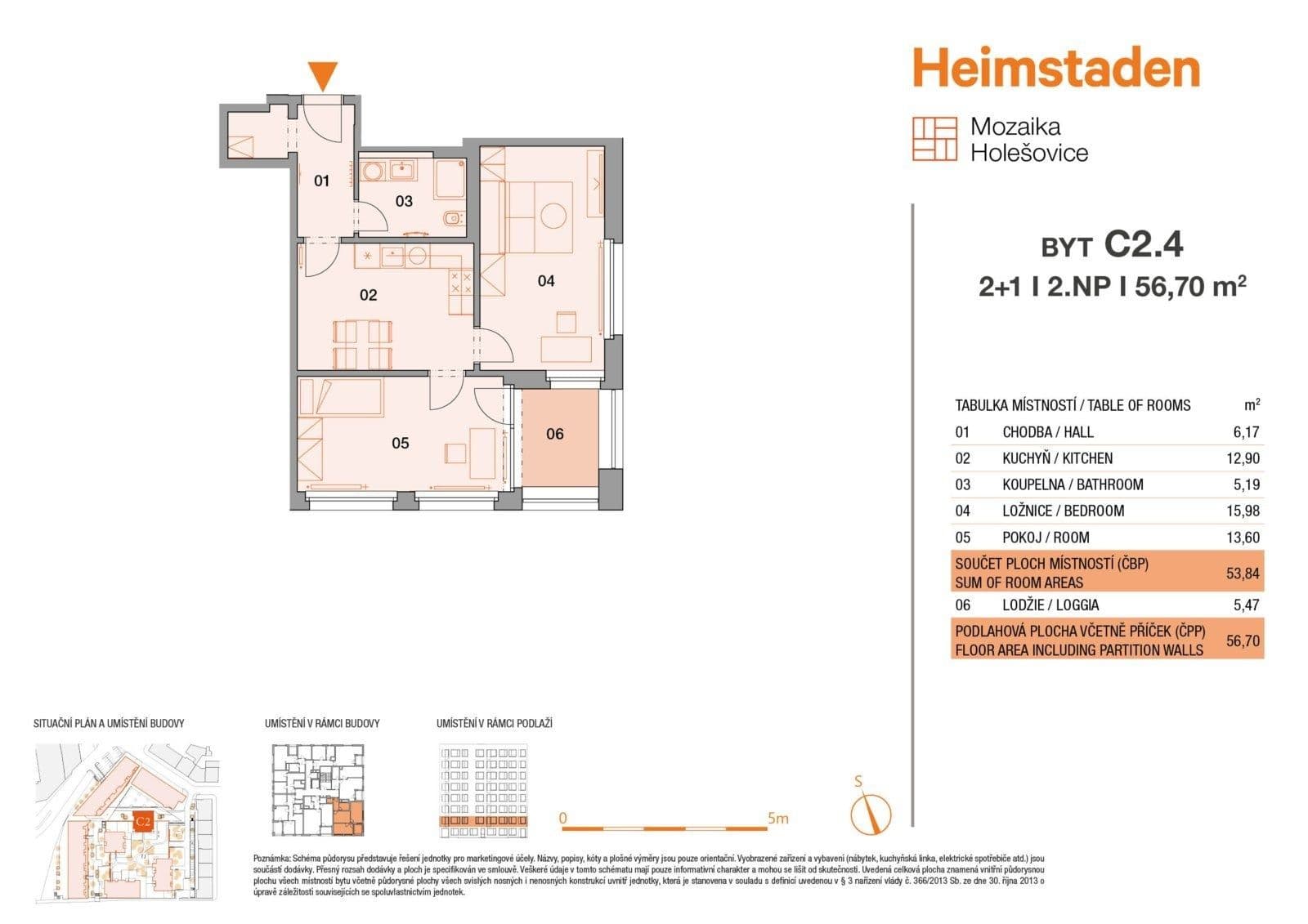 2 bedroom flat to rent, 55 m², U Pergamenky, Prague, Prague 2 bedroom flat to rent, 55 m², U Pergamenky, Prague, Prague