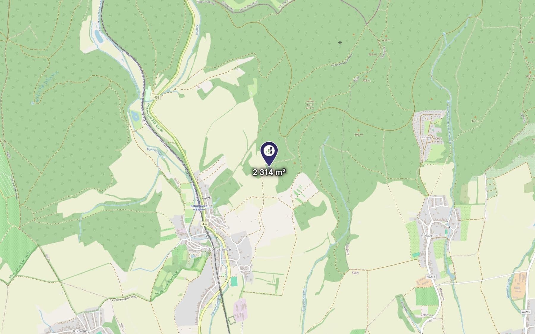 plot for sale, 1,157 m², Kyjov, Jihomoravský Region plot for sale, 1,157 m², Kyjov, Jihomoravský Region