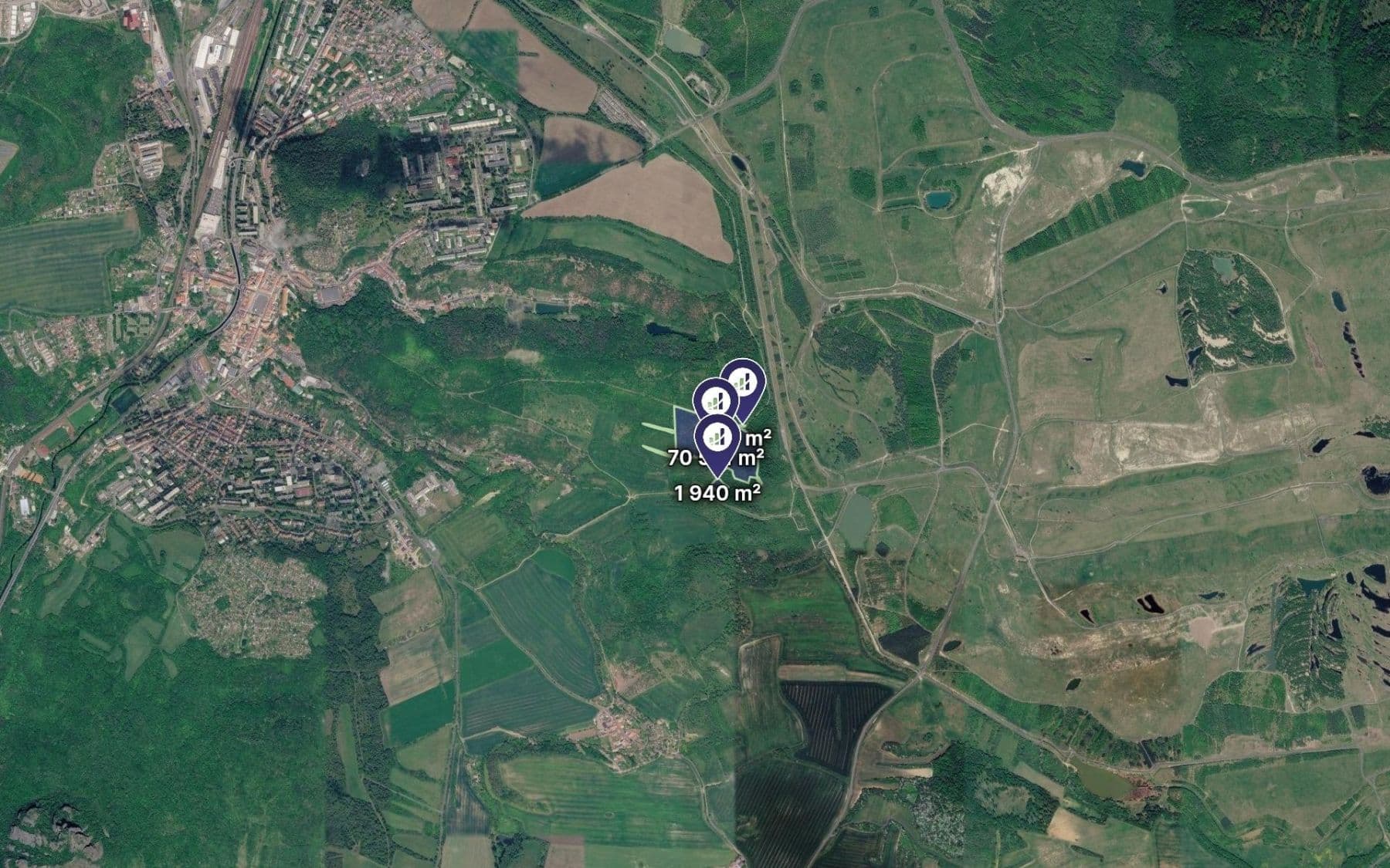 plot for sale, 72,554 m², Bílina, Ústecký Region plot for sale, 72,554 m², Bílina, Ústecký Region