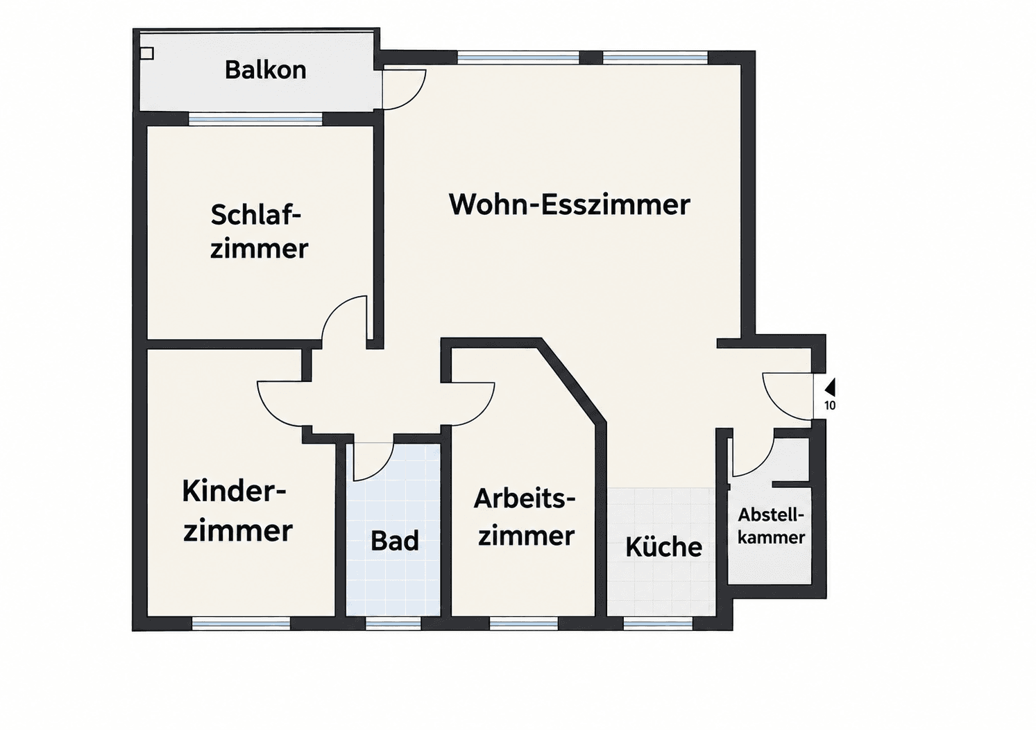 4 bedroom flat for sale, 92 m², Karl-Lerbs-Straße 1, Bremen, Bremen 4 bedroom flat for sale, 92 m², Karl-Lerbs-Straße 1, Bremen, Bremen