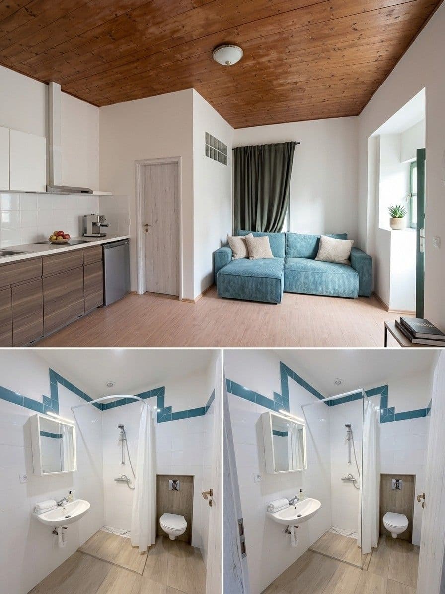 Studio flat to rent, 28 m², Tyršova, Škvorec, Středočeský Region Studio flat to rent, 28 m², Tyršova, Škvorec, Středočeský Region