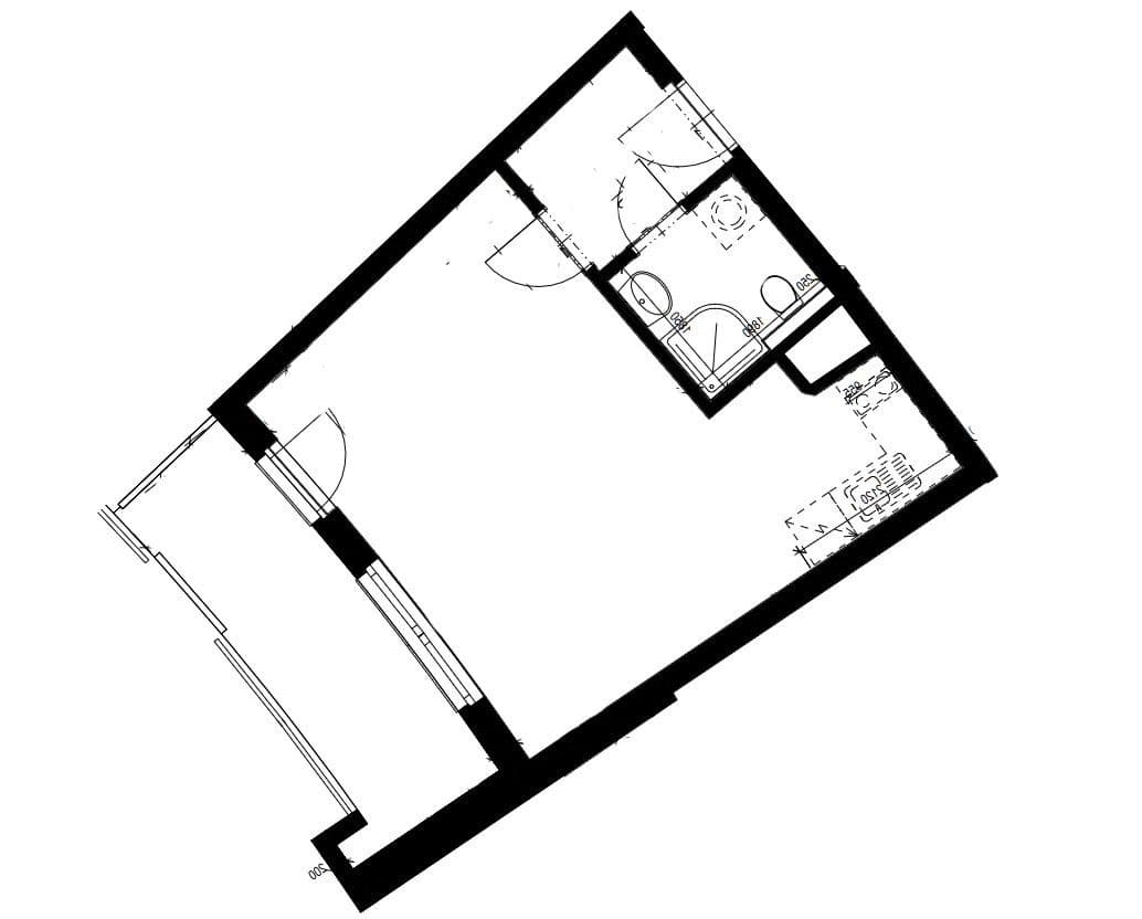 Studio flat to rent, 45 m², Nademlejnská, Prague, Prague Studio flat to rent, 45 m², Nademlejnská, Prague, Prague