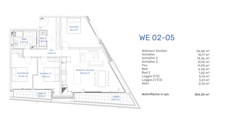 4 bedroom flat to rent, 104 m², Schwielowsee, Brandenburg 4 bedroom flat to rent, 104 m², Schwielowsee, Brandenburg