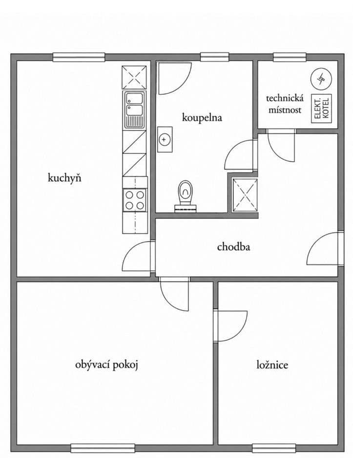 2 bedroom flat for sale, 57 m², K Jídelně, Rtyně v Podkrkonoší, Královéhradecký Region 2 bedroom flat for sale, 57 m², K Jídelně, Rtyně v Podkrkonoší, Královéhradecký Region