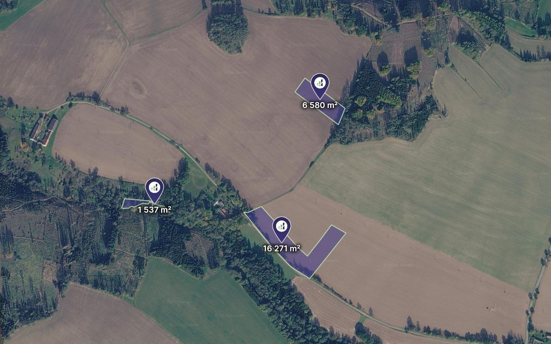 plot for sale, 3,049 m², Želiv, Vysočina Region plot for sale, 3,049 m², Želiv, Vysočina Region