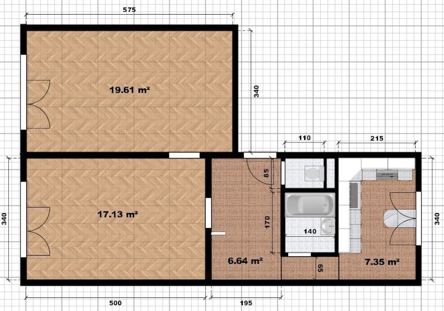 2 bedroom flat for sale, 55 m², Milíčova, Zlín, Zlínský Region 2 bedroom flat for sale, 55 m², Milíčova, Zlín, Zlínský Region