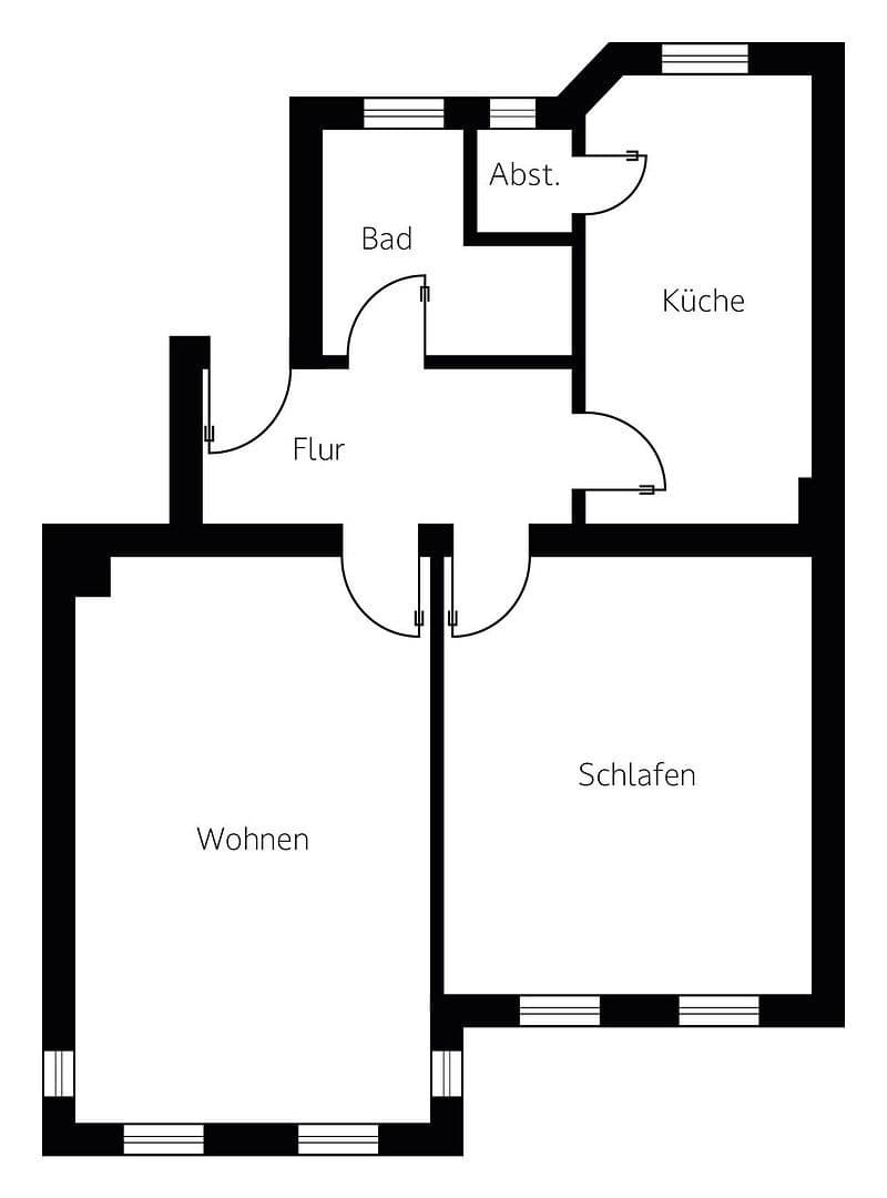 2 bedroom flat to rent, 59 m², Röpziger Straße 6, Halle (Saale), Saxony-Anhalt 2 bedroom flat to rent, 59 m², Röpziger Straße 6, Halle (Saale), Saxony-Anhalt