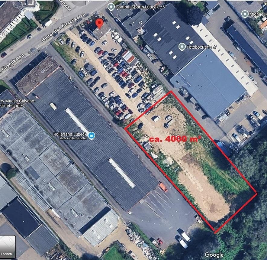 plot to rent, 4,000 m², Hinter den Kirschkaten 45, Lübeck, Schleswig-Holstein plot to rent, 4,000 m², Hinter den Kirschkaten 45, Lübeck, Schleswig-Holstein