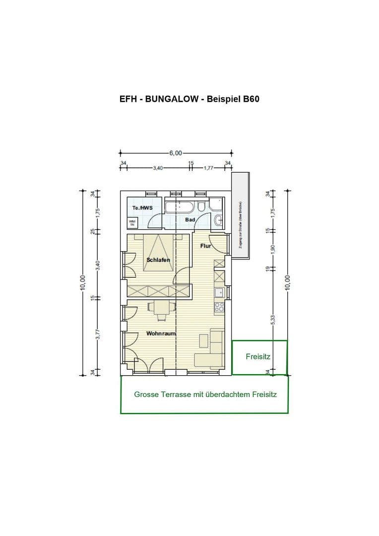 house for sale, 59 m², Lärchenweg in Triftern im schönen Rottal, Bad Füssing, Bavaria house for sale, 59 m², Lärchenweg in Triftern im schönen Rottal, Bad Füssing, Bavaria