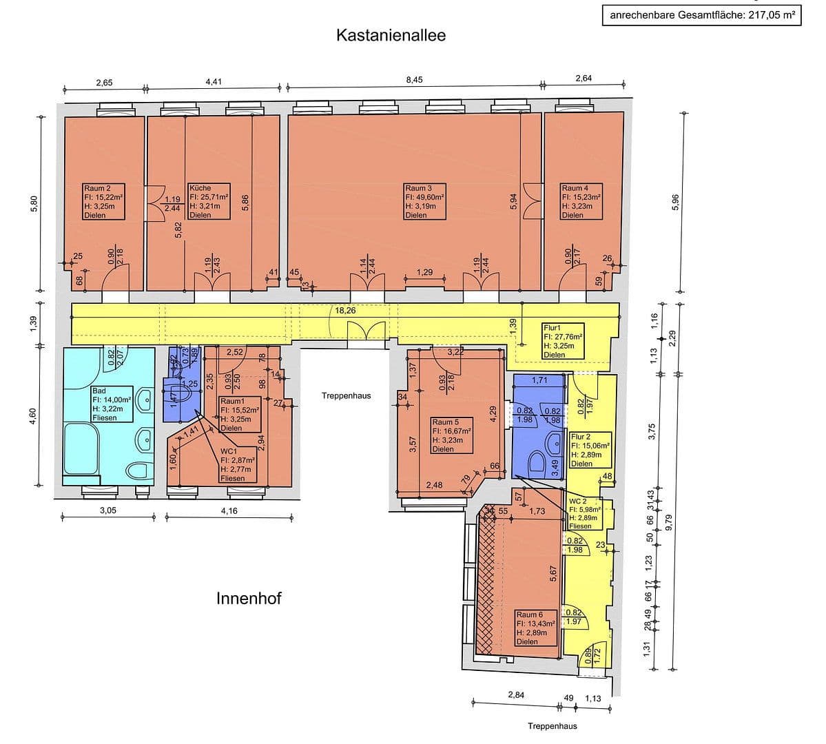 6 bedroom flat for sale, 217 m², Kastanienallee 32, Berlin, Berlin 6 bedroom flat for sale, 217 m², Kastanienallee 32, Berlin, Berlin