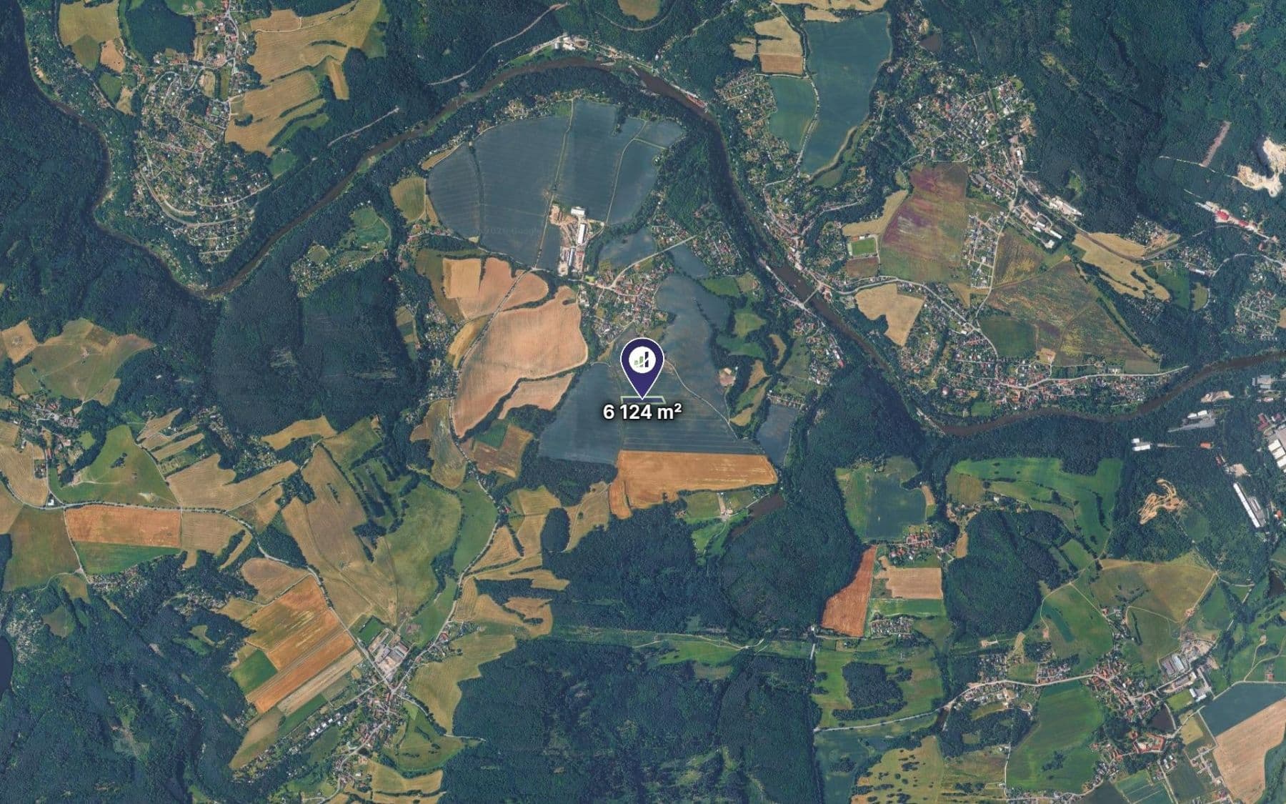 plot for sale, 6,124 m², Kamenný Přívoz, Středočeský Region plot for sale, 6,124 m², Kamenný Přívoz, Středočeský Region