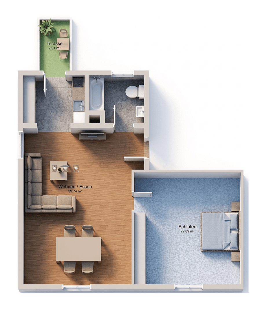 2 bedroom flat to rent, 61 m², Stadtplatz 14, Bogen, Bavaria 2 bedroom flat to rent, 61 m², Stadtplatz 14, Bogen, Bavaria