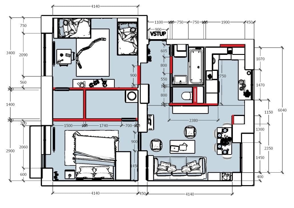 2 bedroom with open-plan kitchen flat for sale, 76 m², Koubovka, Červený Kostelec, Královéhradecký Region 2 bedroom with open-plan kitchen flat for sale, 76 m², Koubovka, Červený Kostelec, Královéhradecký Region