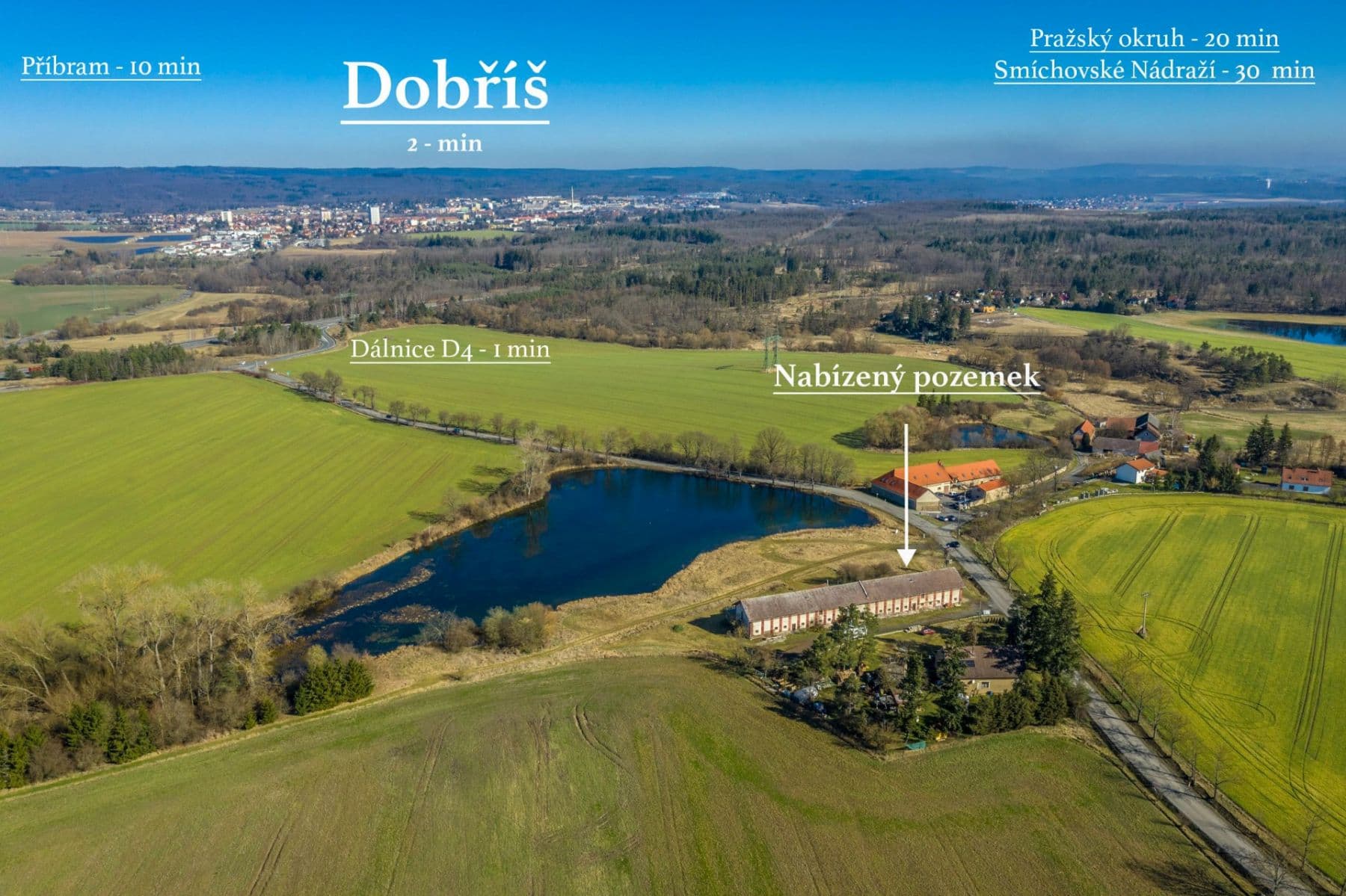 plot for sale, 1,186 m², Svaté Pole, Středočeský Region plot for sale, 1,186 m², Svaté Pole, Středočeský Region