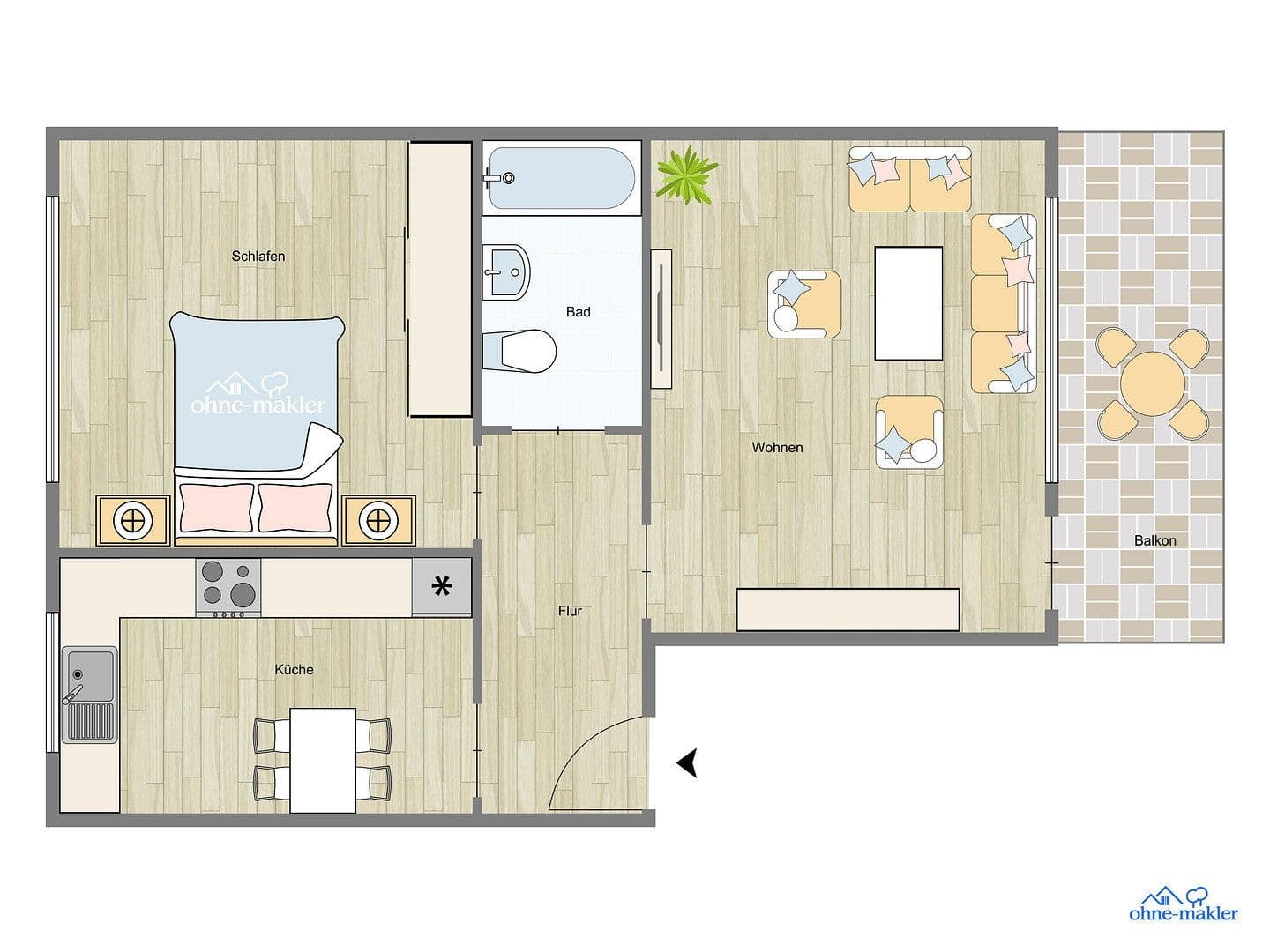 2 bedroom flat to rent, 54 m², Hohenzollernstraße 262, Mönchengladbach, North Rhine-Westphalia 2 bedroom flat to rent, 54 m², Hohenzollernstraße 262, Mönchengladbach, North Rhine-Westphalia
