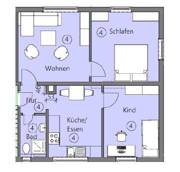 3 bedroom flat to rent, 67 m², Egerlandweg, Künzelsau, Baden-Württemberg 3 bedroom flat to rent, 67 m², Egerlandweg, Künzelsau, Baden-Württemberg