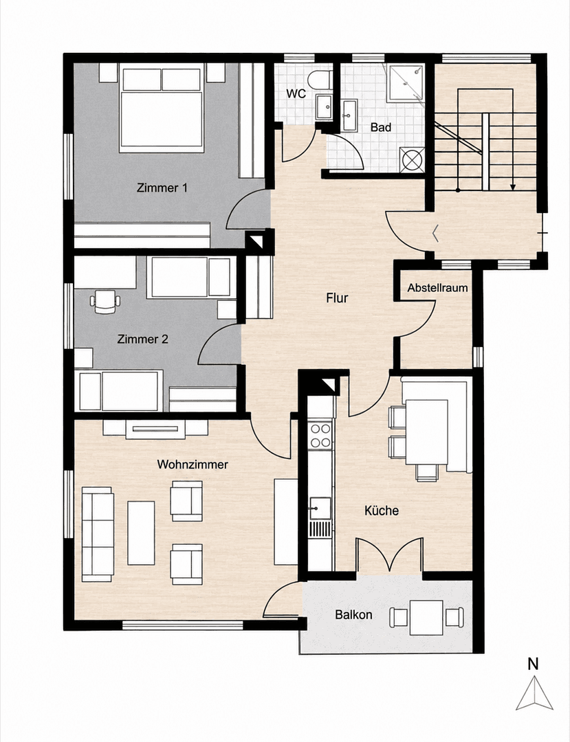 2 bedroom with open-plan kitchen flat for sale, 92 m², Immenstadt im Allgäu, Bavaria 2 bedroom with open-plan kitchen flat for sale, 92 m², Immenstadt im Allgäu, Bavaria