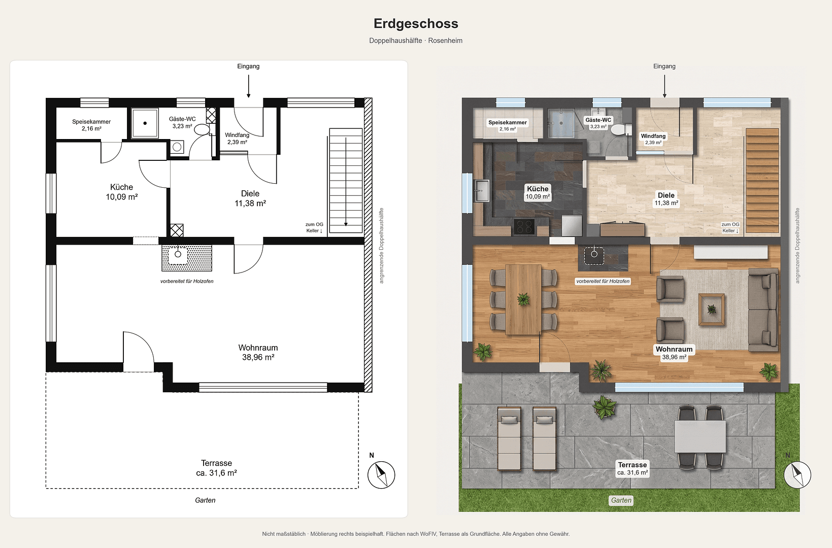 house for sale, 151 m², Rosenheim, Bavaria house for sale, 151 m², Rosenheim, Bavaria