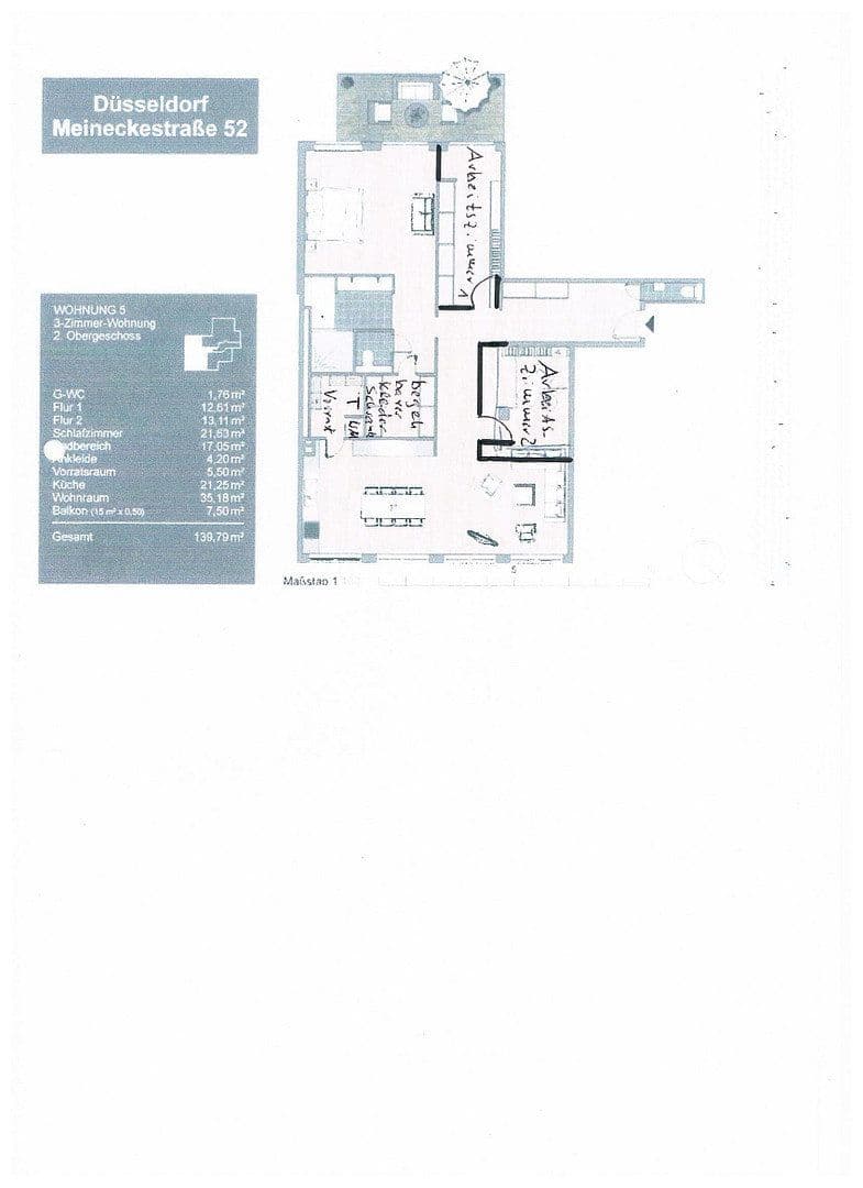 1 bedroom with open-plan kitchen flat to rent, 135 m², Meineckestr. 52, Düsseldorf, North Rhine-Westphalia 1 bedroom with open-plan kitchen flat to rent, 135 m², Meineckestr. 52, Düsseldorf, North Rhine-Westphalia
