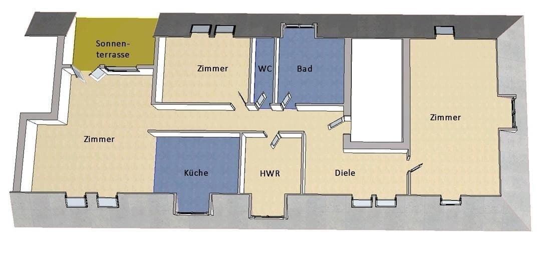 2 bedroom with open-plan kitchen flat for sale, 100 m², Tangermünder Weg 18, Berlin, Berlin 2 bedroom with open-plan kitchen flat for sale, 100 m², Tangermünder Weg 18, Berlin, Berlin