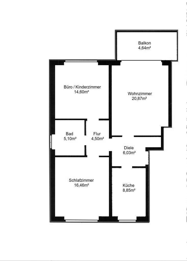 3 bedroom flat to rent, 82 m², Otto-Brenner-Straße 144, Bielefeld, North Rhine-Westphalia 3 bedroom flat to rent, 82 m², Otto-Brenner-Straße 144, Bielefeld, North Rhine-Westphalia