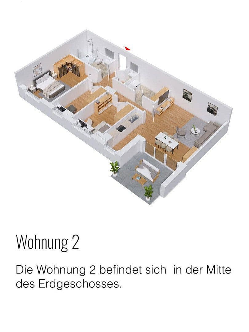 4 bedroom flat to rent, 95 m², Wissinger Mark 20, Bissendorf, Lower Saxony 4 bedroom flat to rent, 95 m², Wissinger Mark 20, Bissendorf, Lower Saxony