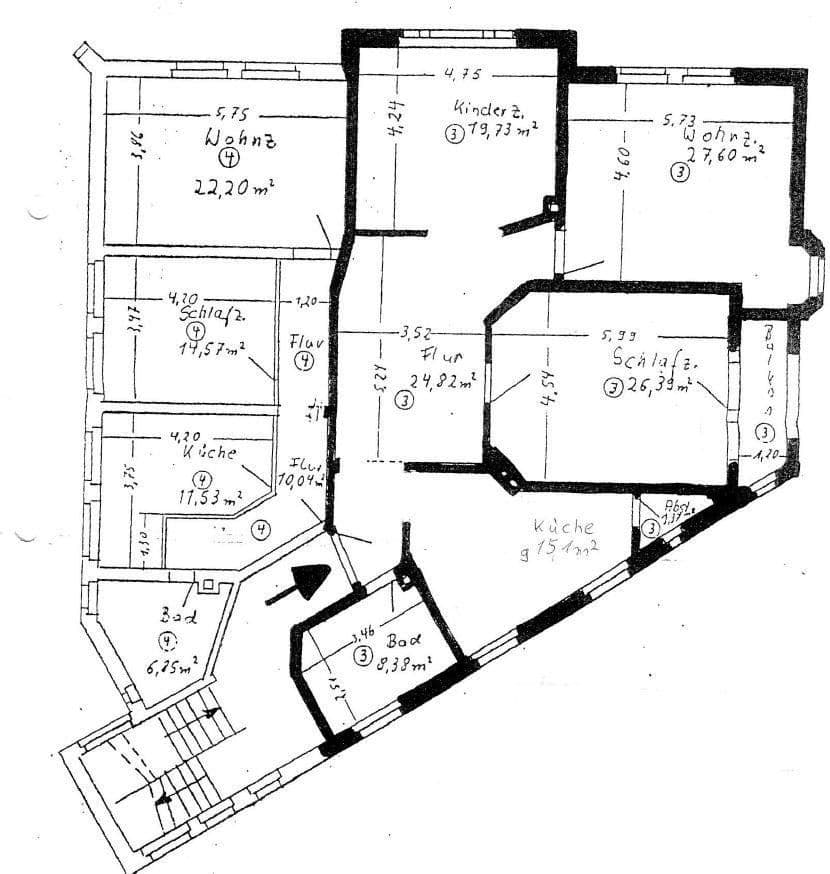 3 bedroom flat to rent, 125 m², Johannesstr. 08, Helmstedt, Lower Saxony 3 bedroom flat to rent, 125 m², Johannesstr. 08, Helmstedt, Lower Saxony