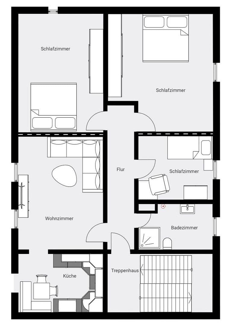 4 bedroom flat to rent, 84 m², Oschatz, Saxony 4 bedroom flat to rent, 84 m², Oschatz, Saxony