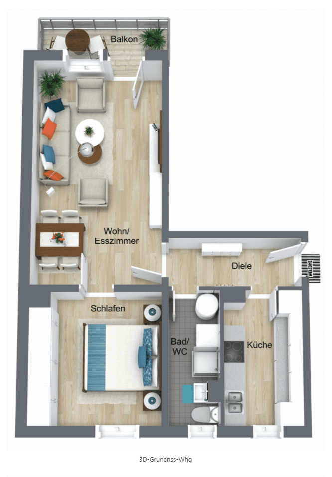 2 bedroom flat to rent, 49 m², Glashütte, Saxony 2 bedroom flat to rent, 49 m², Glashütte, Saxony