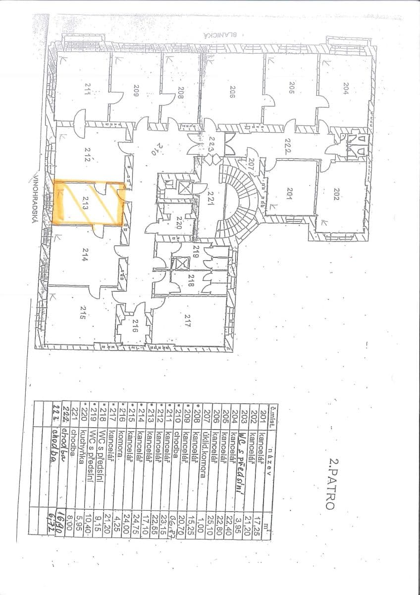 office to rent, 17 m², Blanická, Prague, Prague office to rent, 17 m², Blanická, Prague, Prague