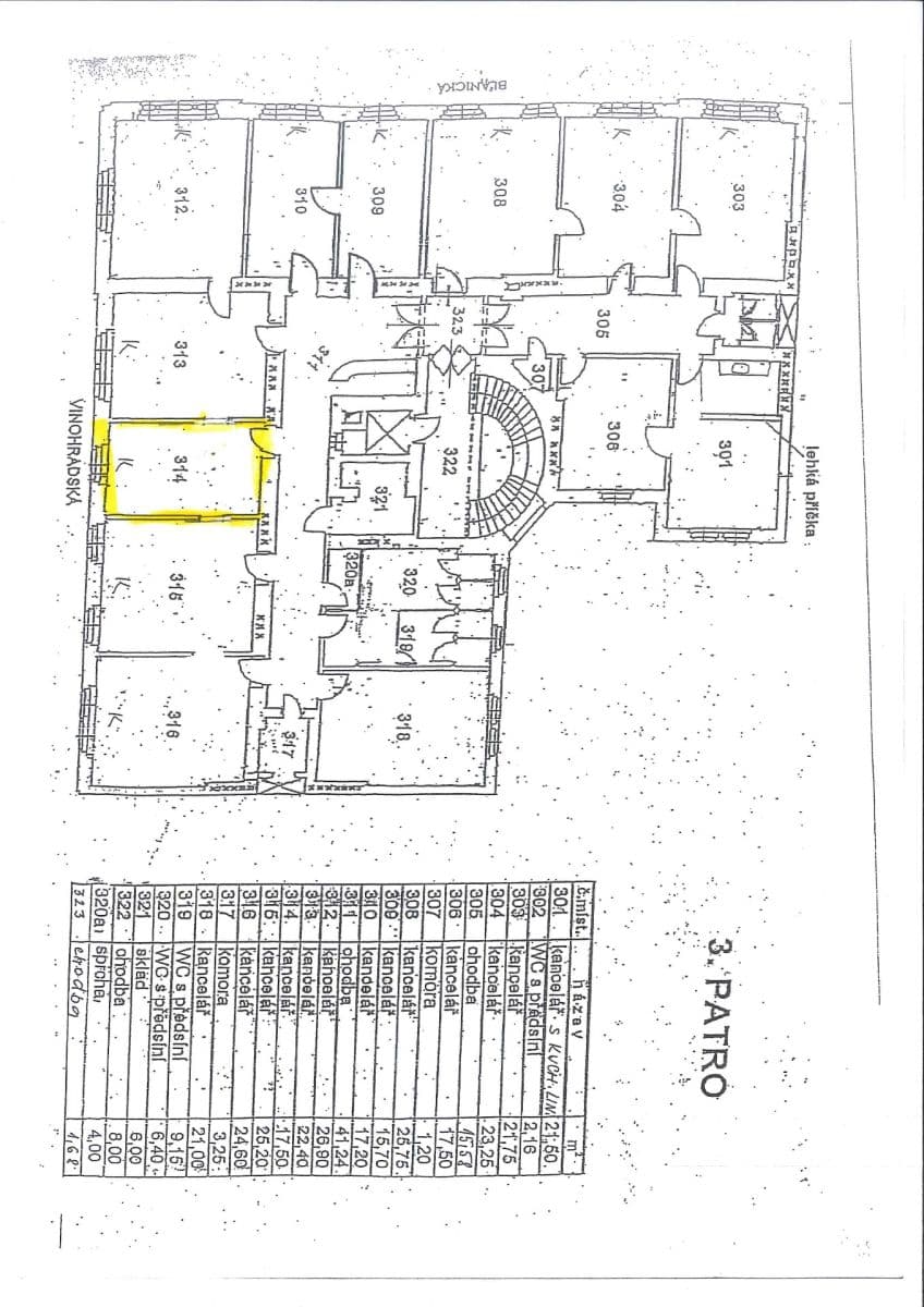 office to rent, 17 m², Blanická, Prague, Prague office to rent, 17 m², Blanická, Prague, Prague