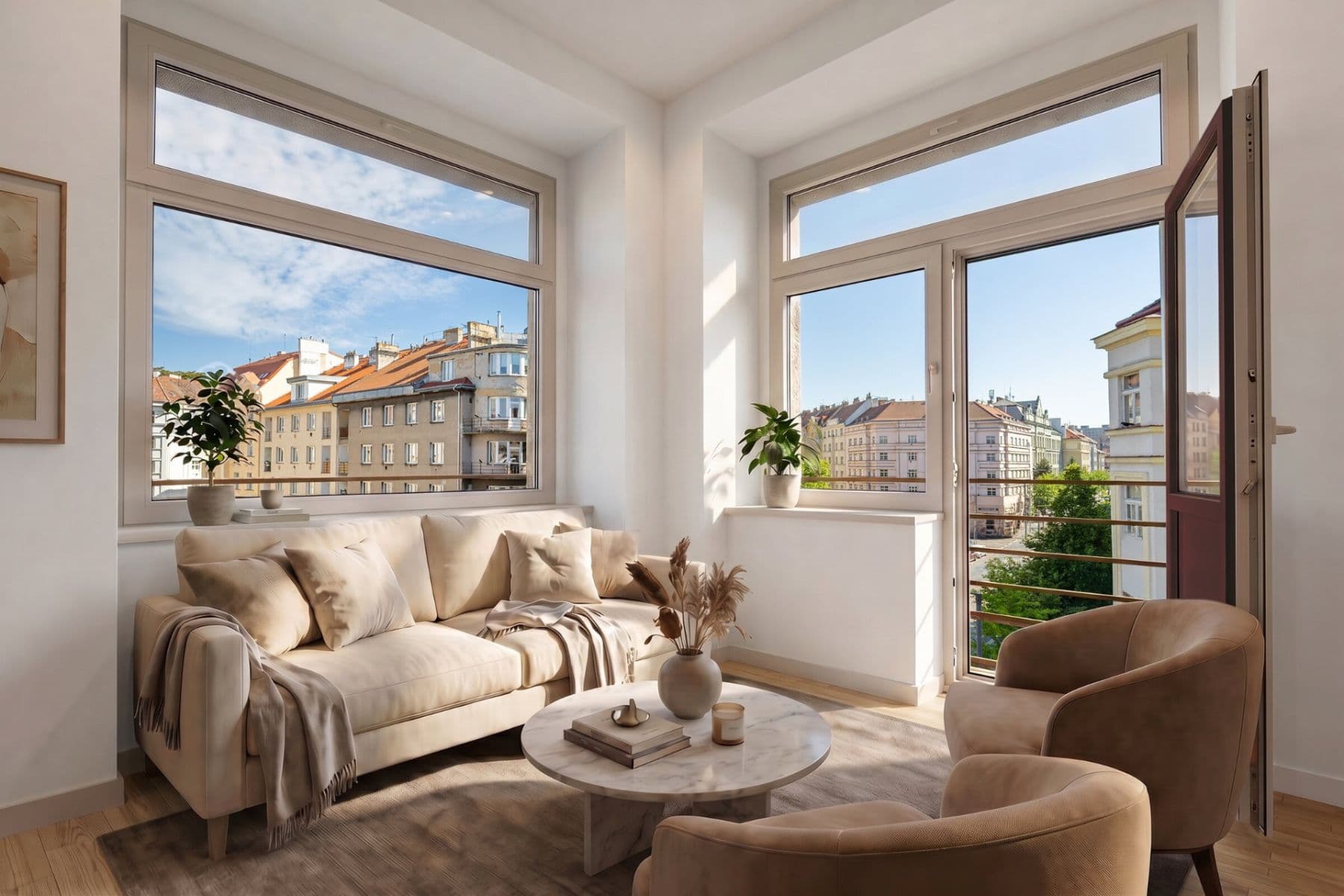 2 bedroom with open-plan kitchen flat for sale, 69 m², Vršovická, Prague, Prague 2 bedroom with open-plan kitchen flat for sale, 69 m², Vršovická, Prague, Prague