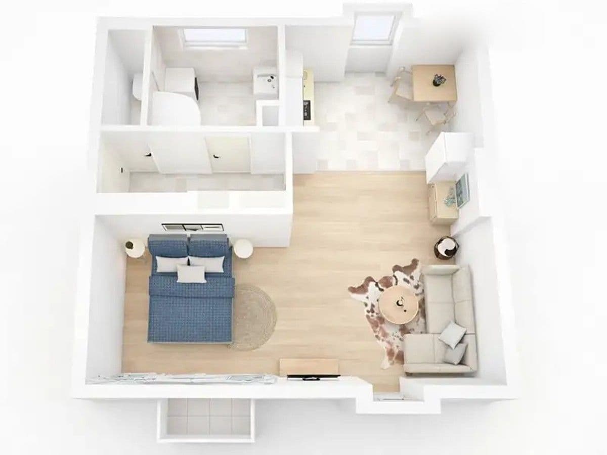 Studio flat to rent, 37 m², Högrova, Brno, Jihomoravský Region Studio flat to rent, 37 m², Högrova, Brno, Jihomoravský Region
