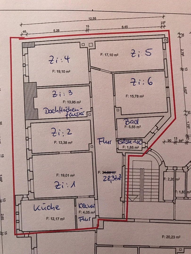 6 bedroom flat to rent, 151 m², Reichenhainer Str. 52, Chemnitz, Saxony 6 bedroom flat to rent, 151 m², Reichenhainer Str. 52, Chemnitz, Saxony