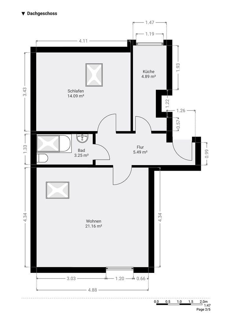 2 bedroom flat for sale, 44 m², Frankfurt am Main, Hesse 2 bedroom flat for sale, 44 m², Frankfurt am Main, Hesse