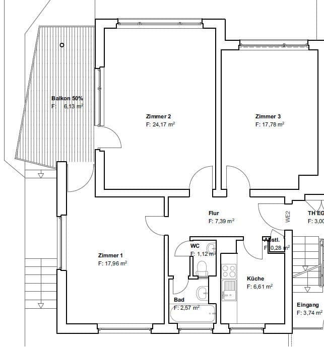 3 bedroom flat to rent, 84 m², Oberstenfeld, Baden-Württemberg 3 bedroom flat to rent, 84 m², Oberstenfeld, Baden-Württemberg