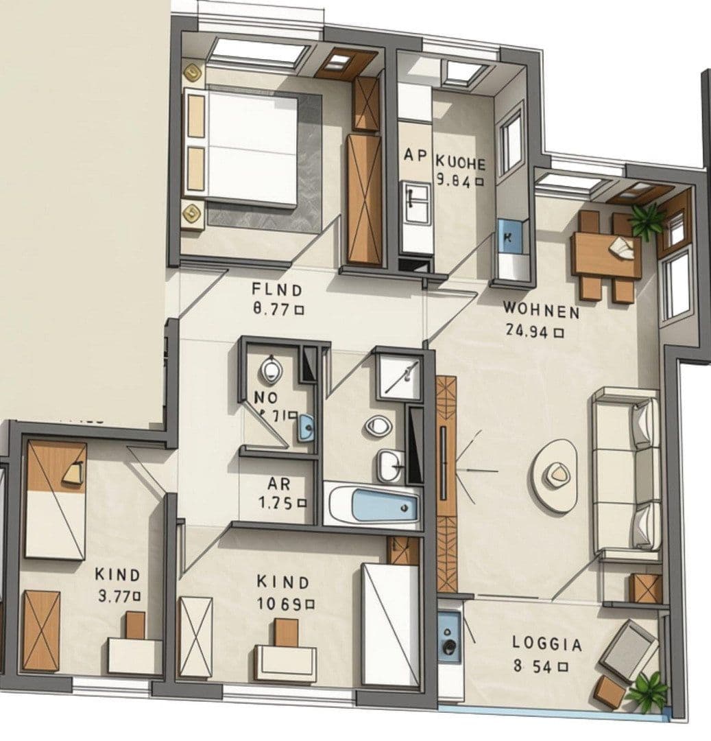 4 bedroom flat for sale, 92 m², Dörpfeldstr., Erkrath, North Rhine-Westphalia 4 bedroom flat for sale, 92 m², Dörpfeldstr., Erkrath, North Rhine-Westphalia