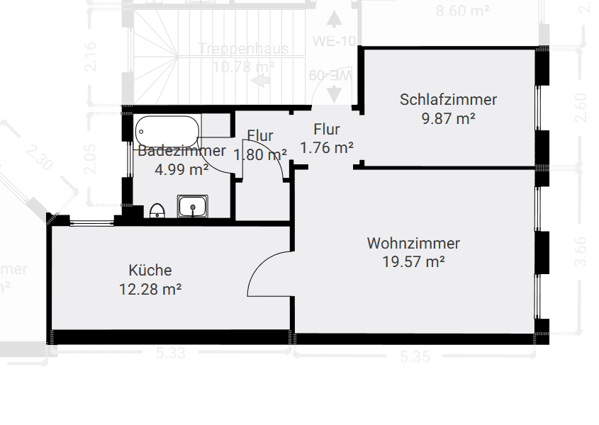 2 bedroom flat to rent, 52 m², Helmstedter Straße 18, Magdeburg, Saxony-Anhalt 2 bedroom flat to rent, 52 m², Helmstedter Straße 18, Magdeburg, Saxony-Anhalt
