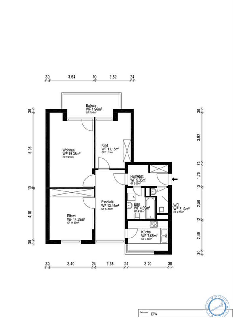 3 bedroom flat for sale, 81 m², Bremerhaven, Bremen 3 bedroom flat for sale, 81 m², Bremerhaven, Bremen