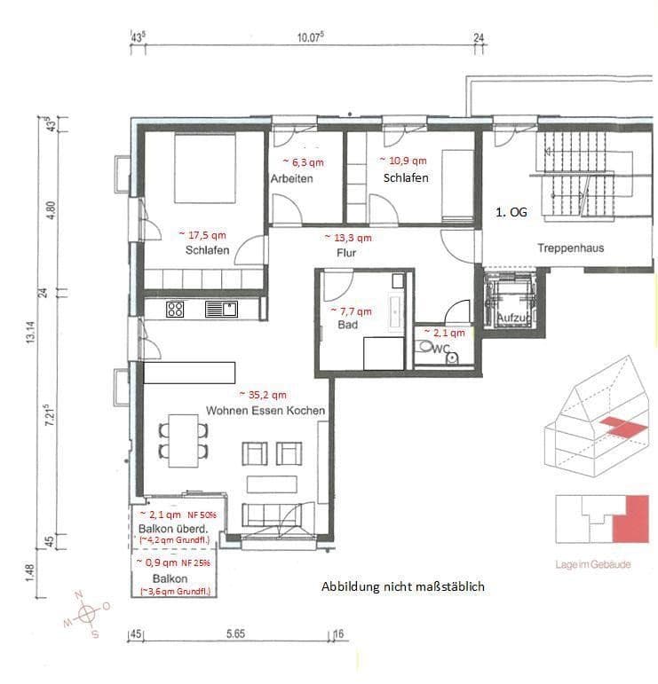 4 bedroom flat to rent, 96 m², Ulm, Baden-Württemberg 4 bedroom flat to rent, 96 m², Ulm, Baden-Württemberg