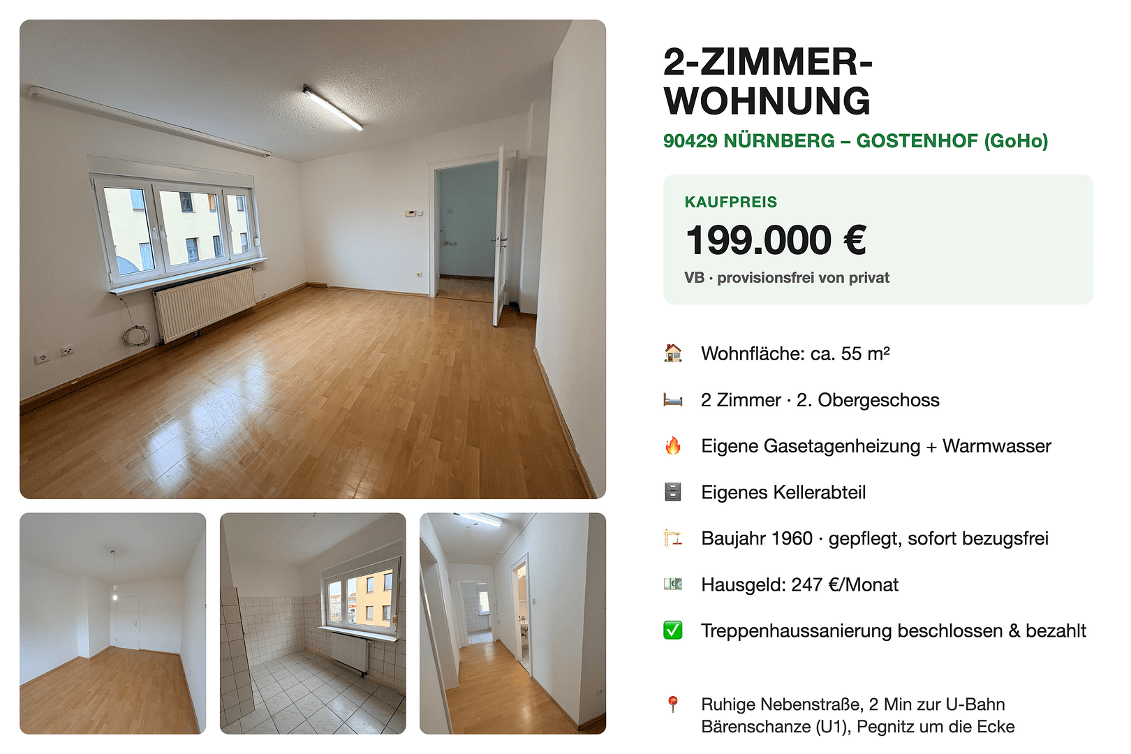2 bedroom flat for sale, 55 m², Zickstr 2, Nürnberg, Bavaria 2 bedroom flat for sale, 55 m², Zickstr 2, Nürnberg, Bavaria