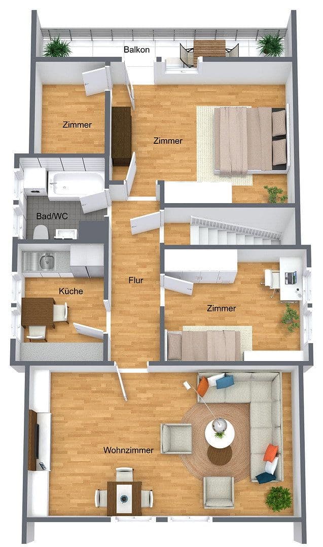 2 bedroom with open-plan kitchen flat to rent, 67 m², Wilhelmstr. 12/1, Altensteig, Baden-Württemberg 2 bedroom with open-plan kitchen flat to rent, 67 m², Wilhelmstr. 12/1, Altensteig, Baden-Württemberg