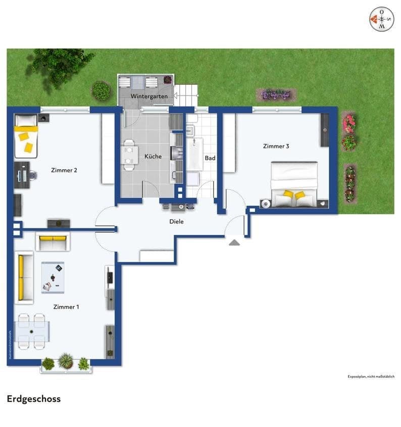 3 bedroom flat to rent, 106 m², Bergmannstr. 15, Hildesheim, Lower Saxony 3 bedroom flat to rent, 106 m², Bergmannstr. 15, Hildesheim, Lower Saxony