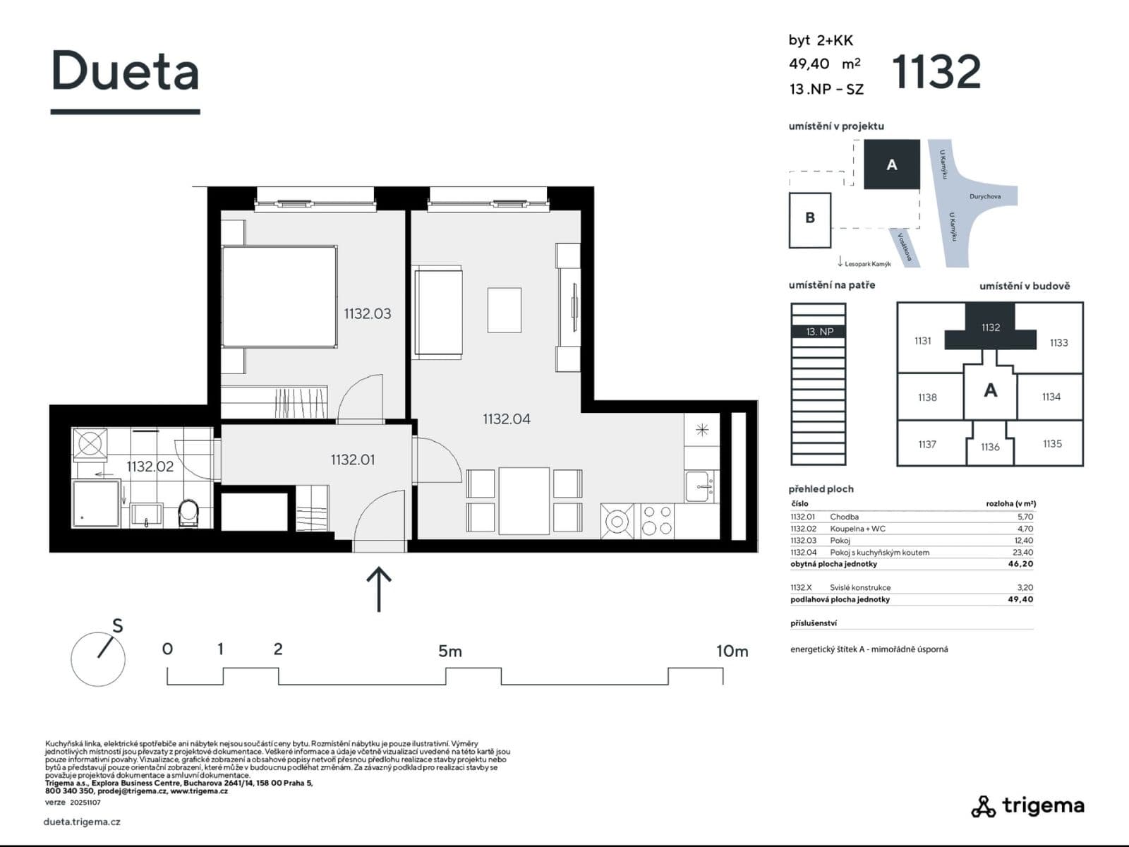 1 bedroom with open-plan kitchen flat for sale, 46 m², Vosátkova, Prague, Prague 1 bedroom with open-plan kitchen flat for sale, 46 m², Vosátkova, Prague, Prague