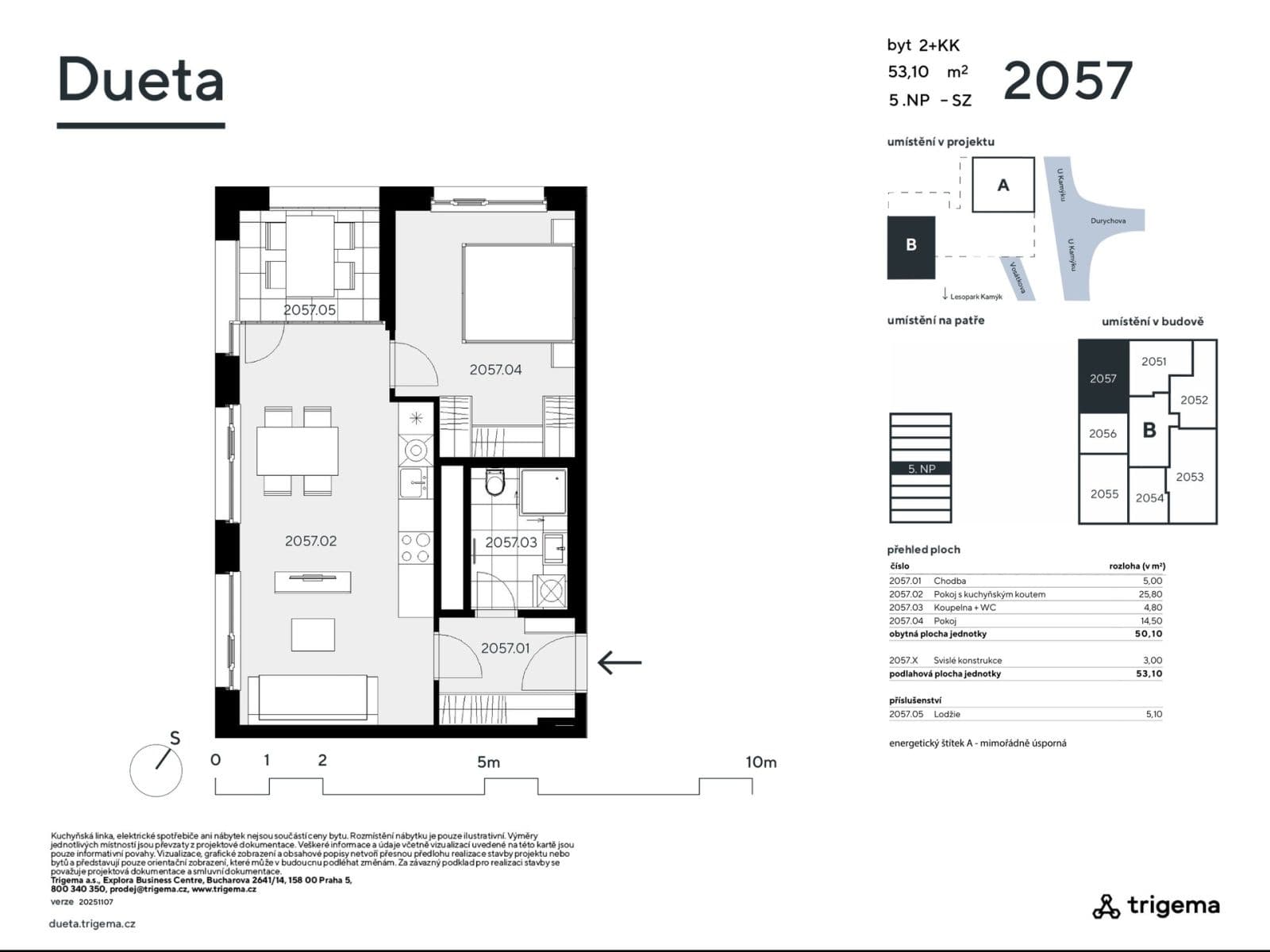 1 bedroom with open-plan kitchen flat for sale, 50 m², Vosátkova, Prague, Prague 1 bedroom with open-plan kitchen flat for sale, 50 m², Vosátkova, Prague, Prague