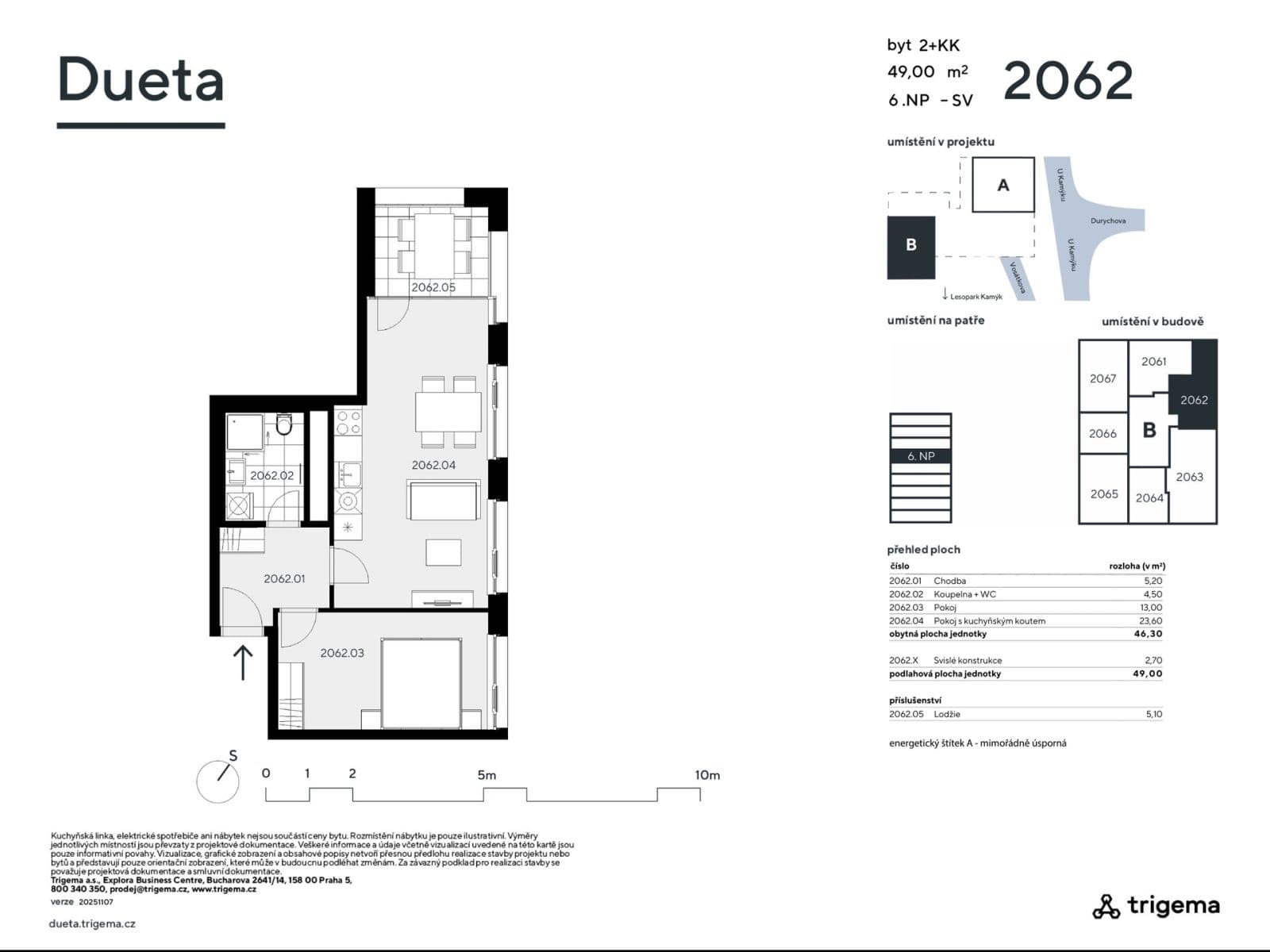 1 bedroom with open-plan kitchen flat for sale, 46 m², Vosátkova, Prague, Prague 1 bedroom with open-plan kitchen flat for sale, 46 m², Vosátkova, Prague, Prague