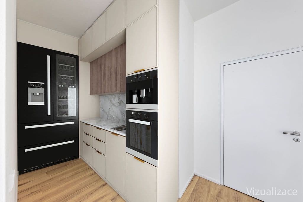 1 bedroom with open-plan kitchen flat for sale, 53 m², Malešická, Prague, Prague 1 bedroom with open-plan kitchen flat for sale, 53 m², Malešická, Prague, Prague