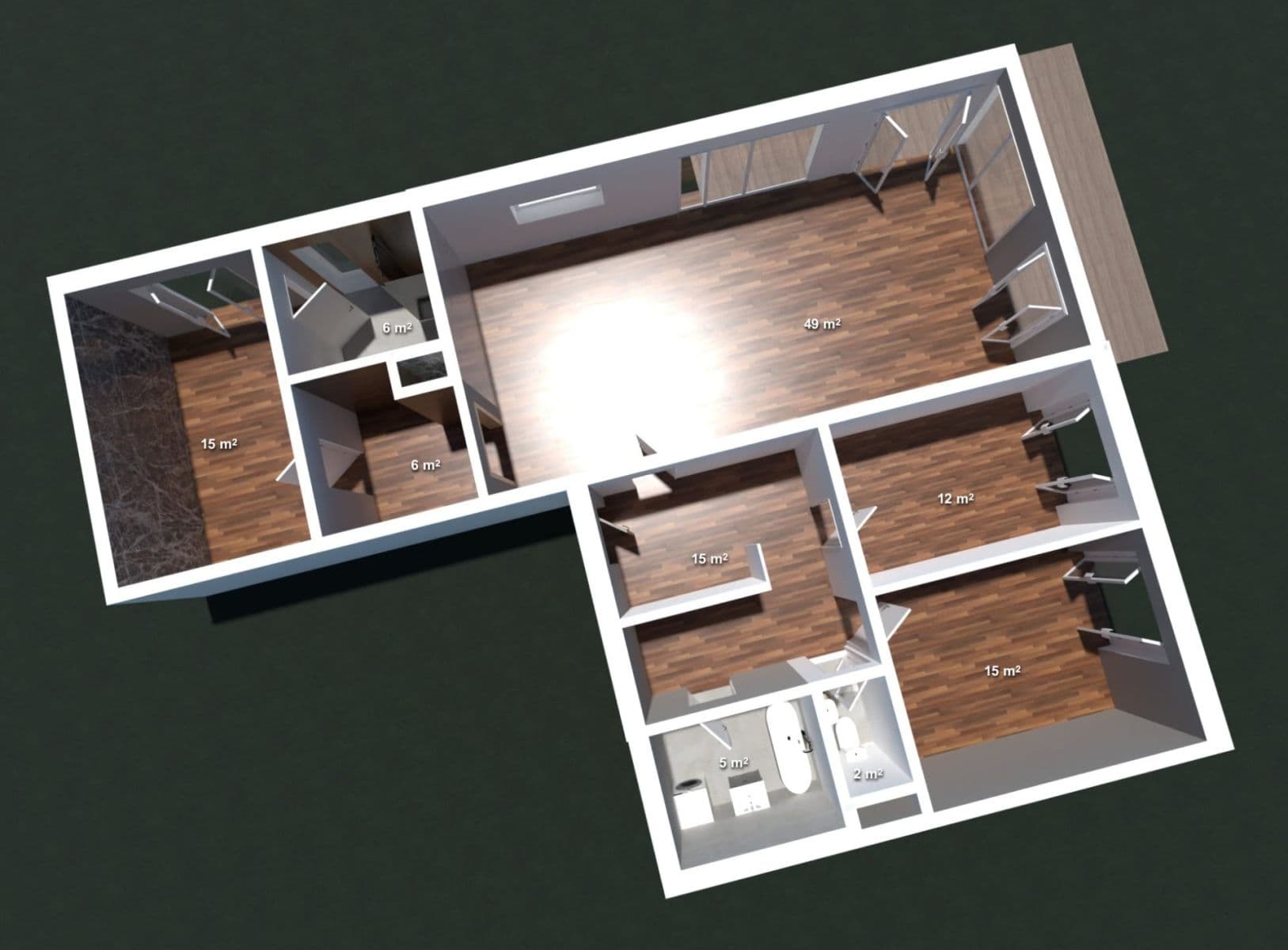 3 bedroom with open-plan kitchen flat for sale, 115 m², Mezilehlá, Prague, Prague 3 bedroom with open-plan kitchen flat for sale, 115 m², Mezilehlá, Prague, Prague
