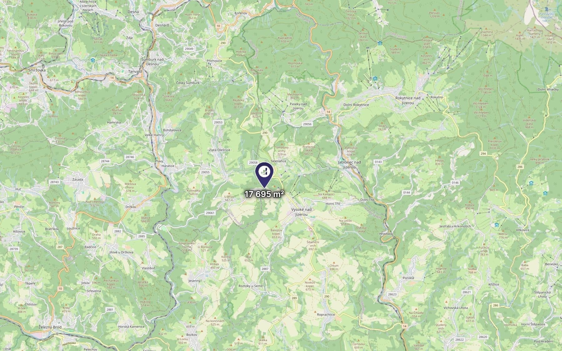 plot for sale, 1,475 m², Vysoké nad Jizerou, Liberecký Region plot for sale, 1,475 m², Vysoké nad Jizerou, Liberecký Region